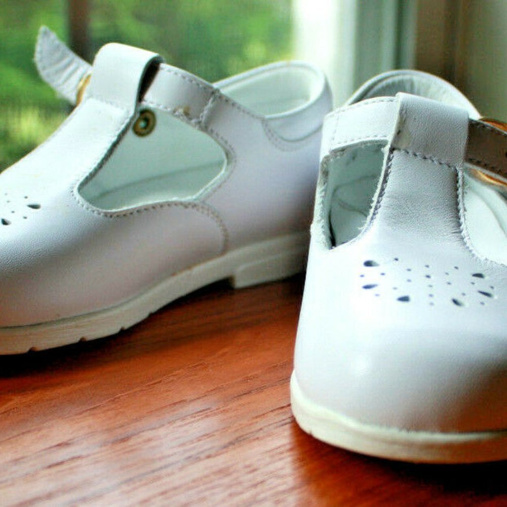 Elefanten Kids Julia White Leather Kids Shoes New